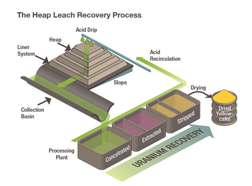 Heap Leach Recovery Process