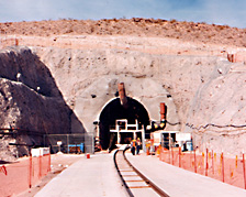 Entrance Tunnel at Yucca Mountain